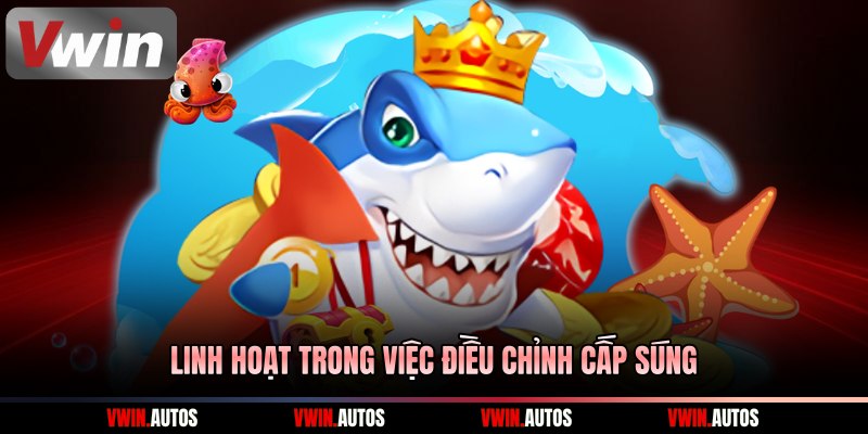 Linh hoạt trong việc điều chỉnh cấp súng