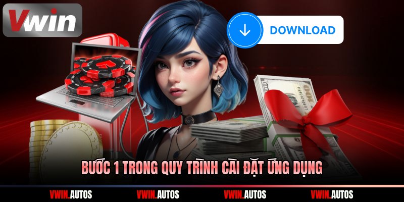 Bước 1 trong quy trình cài đặt ứng dụng